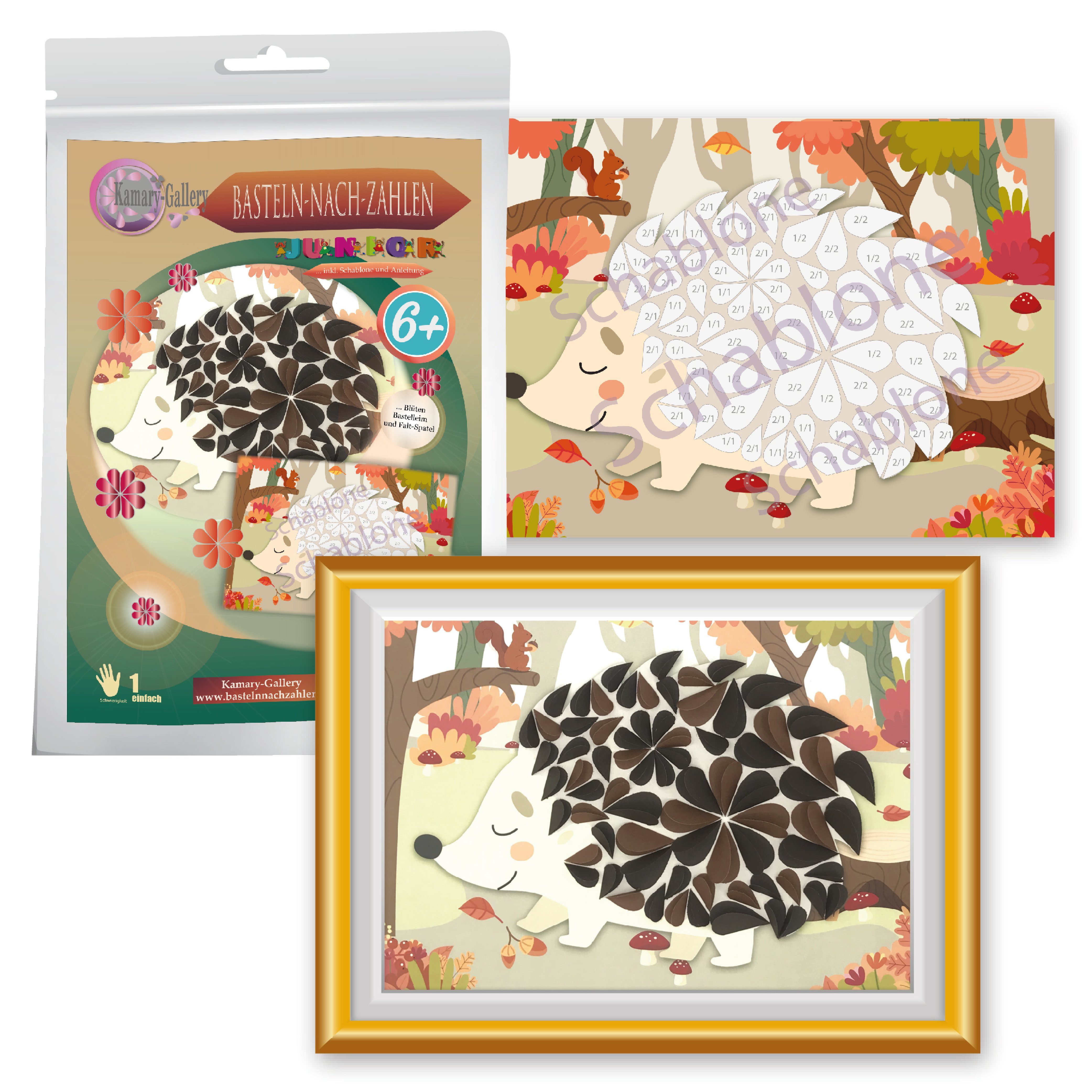 HTTDSLF Herbst Bastelset - 12 Tier Masken Für Kinder Kreativset